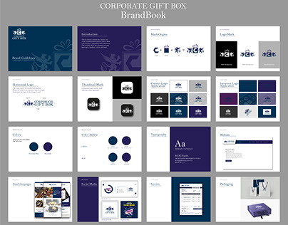 Corporate Gift Box BrandBook Design