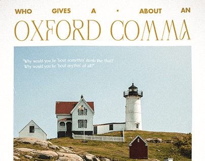Project thumbnail - Oxford Comma - Vampire Weekend Spec. Poster Design