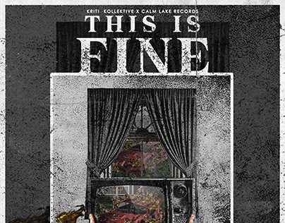 This Is Fine - Krit x CLR Poster