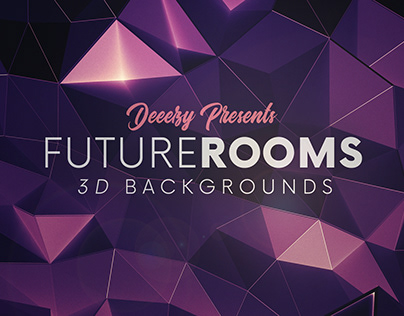6 FREE Futuristic 3D Room Backgrounds 2