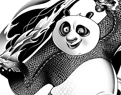 Kung Fu Panda T Shirt Design