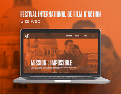 Festival international de film d'action - Site web
