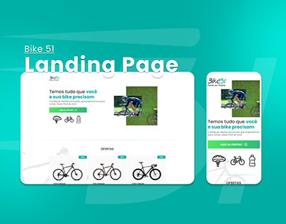 Landing Page Bike51