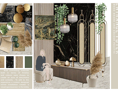 THE OUTHOUSE PROJECT- Entrance Mood board