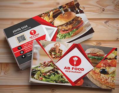 Industry Specific Business Card (Restaurant Business Ca