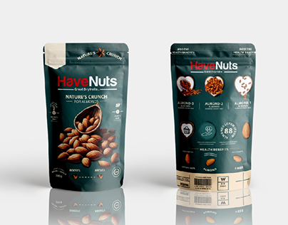 Almond's packaging design.