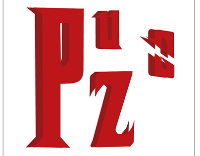 Typographic composition Puzo