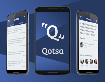 Concept app design - Qotsa