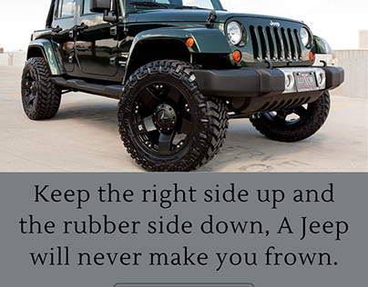Keep the right side up and the rubber side down