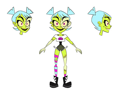 Character design - Zombie Girl