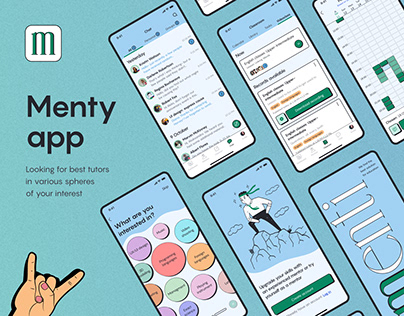 Menty - Mobile App Design Concept