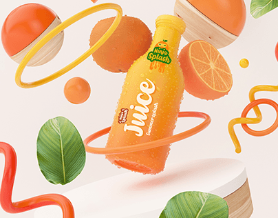 Ninja Splash brand Identity | Juice brand