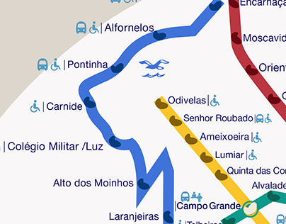 Iberian Lynx // subway map