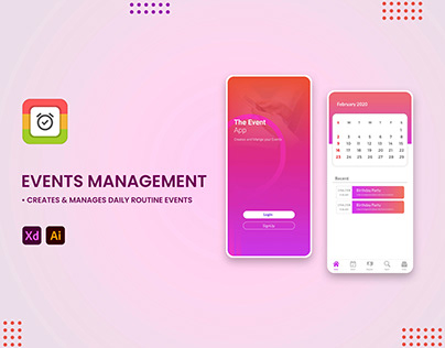 Events Management Mobile App