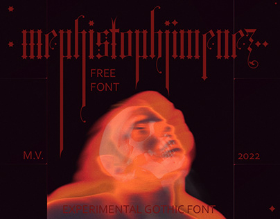 Mephistophjimenez free gothic font