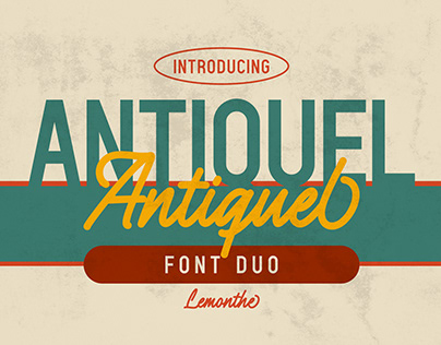 FREE | Antiquel - Font Duo