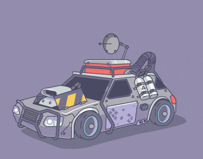 Hover Car Animation