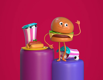 Food Items - 3D Characters