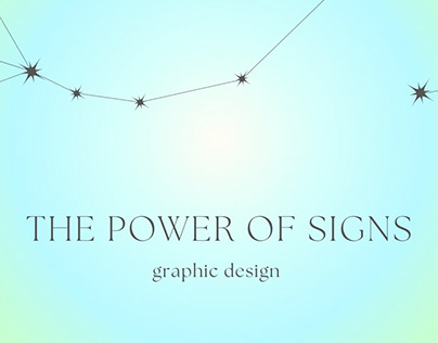 Project thumbnail - The power of signs / Graphic design