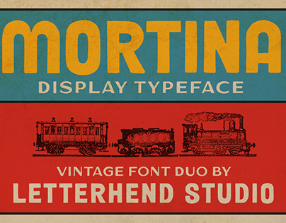 Mortina Font Duo - Display Typeface