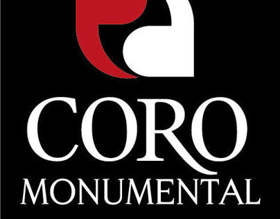 Brand design for 'Coro Monumental'.