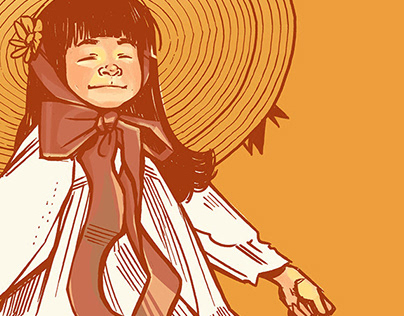 Practice Illustration - Cute Asian Girl