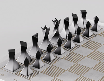 Chess set design.