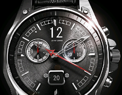 3D Wrist Watch Advertising