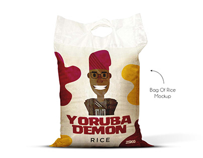 Mockup: Bag Of Rice
