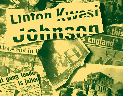 Logo y tapa de CD "Linton Kwesi Johnson"
