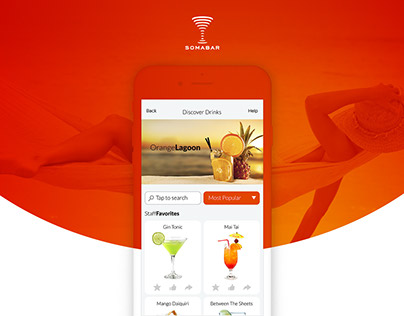 Somabar App Design