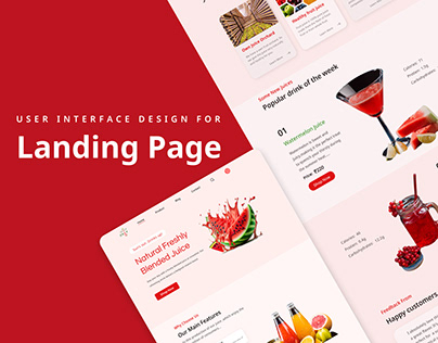 Juicy Drop | Landing Page Design