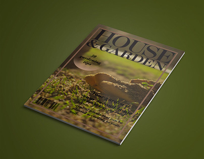 HOUSE&GARDEN magazine cover design