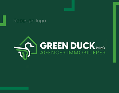 GREEN DUCK immo - Logo Redesign