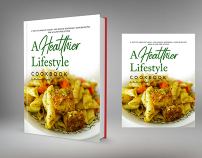 A Healthier Lifestyle Cook Book - Book Cover Design