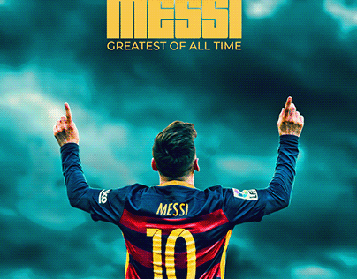 Leo Messi - GOAT Poster