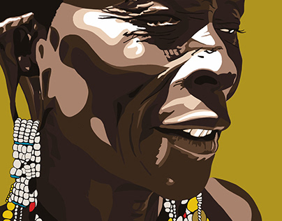 Portraits/Maasai woman