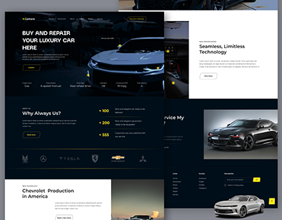 Luxury Car🏎️ Website UI/UX Design💻