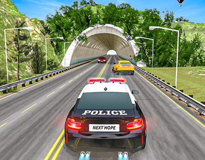 Police Highway Chase Racing Games
