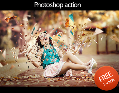 Free Dispersion Photoshop Action