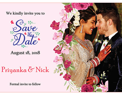 Save the Date Sample Design