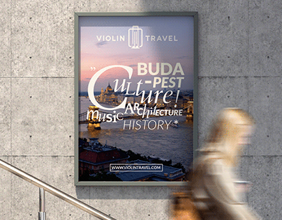 Violin Travel Poster