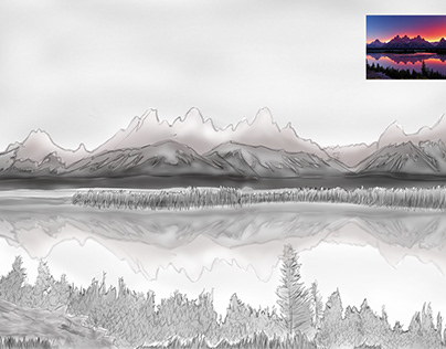 Digital Illustration-W4 G5 Ex landscapes