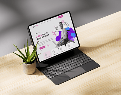 Website Design in Tablet