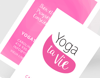 Yoga ta Vie - Conception de logo et carte d'affaire