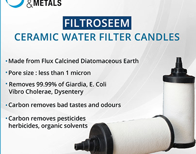 Ceramic Water Filter Candles, safe drinking water!