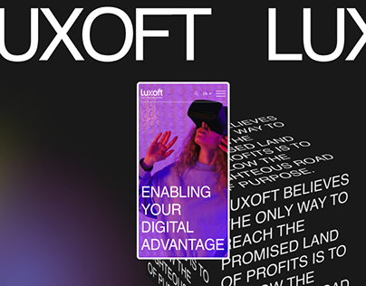 LUXOFT - website redesign