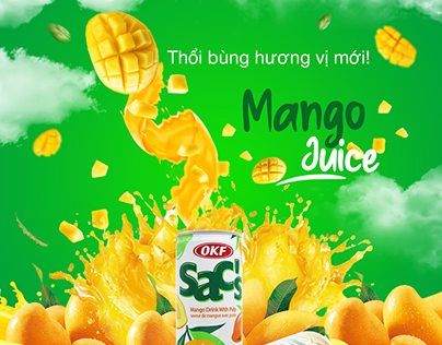 Social Media Post - Mango Juice Brand