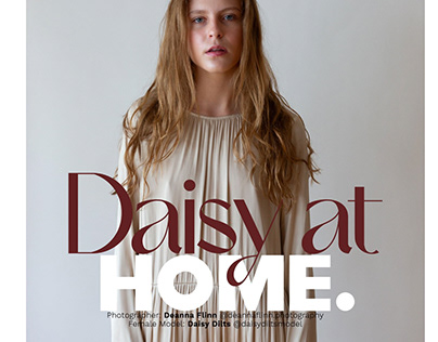 Daisy, an editorial published in Vigour Magazine.