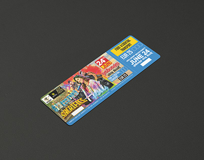 Holi Event Ticket Design
